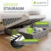 Juskys Polsterbett Nizza 140x200 cm mit Matratze - Produktbild-Vorschau 2