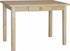 Tavolo con cassetto in legno di pino massiccio, laccato 120 Anteprima dell’immagine prodotto 1