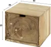 Hoyz Collection - Block Schwebender Nachttisch 1 Schublade Produktbild-Vorschau 5