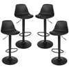 4er-Set Barhocker Barstuhl höhenverstellbar Bistrohocker Produktbild-Vorschau 1