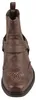 Auf dem Bild ist ein brauner Stiefel zu sehen der von der Seite abgebildet ist. Der Stiefel zeigt eine robuste Struktur mit einer leicht glänzenden Oberfläche und einer ausgeprägten Sohle. Produktbild-Vorschau