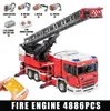 Mould King 17022 RC hasičské auto s otočným rebríkom, 4886 Náhľad obrázku produktu 7