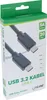 Kabel InLine® USB 3.2 Gen.2x2, USB-C męski/żeński, czarny, Podgląd zdjęcia produktu 3