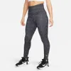 NIKE W Nk One Df Hr 7/8 Tght Aop Leggings Damen schwarz M Produktbild-Vorschau 5