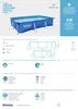 Bestway Steel Pro 56411, 3300 l, Basen ramowy, Niebieski, Podgląd zdjęcia produktu 30