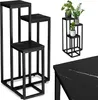 Support De Fleurs En Métal Noir Pour Fleurs Plantes Voir les images du produit 1