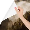 Muralo Vlies Fototapete WALD IM NEBEL Bäume Landschaft 3D Produktbild-Vorschau 3