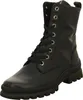 A black leather lace-up boot is shown against a white background. Produktbild-Vorschau