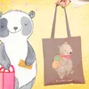 Mr. & Mrs. Panda Einkaufstasche Bär Wandern - Braun Pastell Produktbild-Vorschau 2