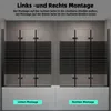 Duschabtrennung Faltbar Duschwand für Badewanne 140x140cm Produktbild-Vorschau 9