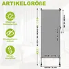 UISEBRT Klemmmarkise 100 × 310 cm Vertikalmarkise Produktbild-Vorschau 2