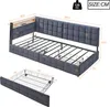 okwish Rozkládací postel 90x200 Čalouněné sofa s funkcí Náhled obrázku produktu 7