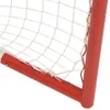 Hockeytor mit Netz Rot & Weiß 153x60x118 cm Stahl & Produktbild-Vorschau 5