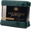 Gözze Merino Wendewohndecke dunkelgrün 180 x 220 cm Produktbild-Vorschau 4