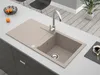 A kitchen sink installed on a countertop. Produktbild-Vorschau