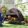 PawHut Lettino per cani da esterno con tetto, cuccia Anteprima dell’immagine prodotto 2