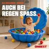 ONBEST Sandkasten 2in1 Sandmuschel mit Deckel | 100 kg | Produktbild-Vorschau 5