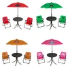 4tlg Kinder Campingmöbel Set 2 x Campingstuhl + Tisch + Produktbild-Vorschau 1