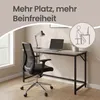 VASAGLE Schreibtisch, 140 x 50 x 76 cm, Computertisch, für Produktbild-Vorschau 9