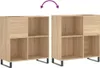 vidaXL Armoire à plateaux Chêne Sonoma 84,5x38x89 cm Voir les images du produit 7