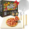 Heidenfeld 5in1 Pizza-Set | Pizzastein für Backofen, Produktbild-Vorschau 1