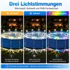 Solar Pool Licht 6er Set, LED Solar Gartenlichter IP65 Produktbild-Vorschau 4