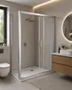 Cabine de douche 140 cm + paroi fixe 70 cm - Portière Voir les images du produit 6