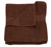 2 Badetücher braun 100x150 cm Set Baumwolle Frottee Produktbild-Vorschau 3
