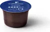 A single coffee capsule with a blue lid and brown body, set against a white background. Produktbild-Vorschau