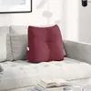 vidaXL Rücken Kissen Weinrot 45 x 24 x 50 cm Stoff Produktbild-Vorschau 2