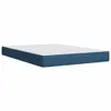 Boxspringbett mit Matratze Blau 160x200 cm Stoff Produktbild-Vorschau 9