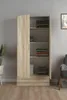 Spell Kleiderschrank 2 Türen und 1 Schublade Eichenstruktur Produktbild-Vorschau 12