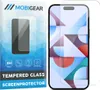 A product shot of a phone screen protector packaging and the screen protector itself. Produktbild-Vorschau