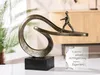 Gilde Skulptur, "Path", resina, color bronzo, confezione Anteprima dell’immagine prodotto 6