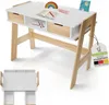 Juskys Kinder Schreibtisch Fietje - Höhenverstellbarer Produktbild-Vorschau 1