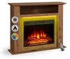 Elektrický krb BALDERIA Liora – výkon až 2000 W, tmavý dub Náhľad obrázku produktu 1