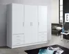 JONA Armoire 4 portes gris clair / blanc Voir les images du produit 2