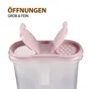 Gewürzdosen 300ml  8er Pack - Rosa - Aufbewahrungsboxen für Produktbild-Vorschau 4