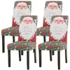 6 Stück Christmas Dining Stuhlbezüge, weicher Stoff Produktbild-Vorschau 12