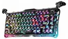 A gaming keyboard with a neon graffiti design. Anteprima dell’immagine prodotto