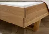 MASSIVMOEBEL24 Bett mit Nachttisch rechts Eiche 180x200x85 Produktbild-Vorschau 5