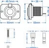 Presa accendisigari da incasso 12V/24V con tappo Anteprima dell’immagine prodotto 5