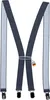 Hosenträger Uni 2,5 cm X-Form mit 4 robusten Clips Damen Produktbild-Vorschau 1