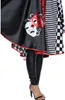 Harlekin Kostüm Pierrot Harlekina inkl. Zylinder für Damen Onesize Poncho Clown Paarkostüm Fasching Karneval Mottoparty Pantomime Produktbild-Vorschau