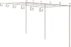 vidaXL Garten-Pergola Antik-Braun 6x3x2,5 m Eisen Produktbild-Vorschau 11