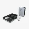 Plevo Reiseetui Hardcase Silber Kofferform 18 x 24 x 9 cm Produktbild-Vorschau 2