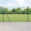 vidaXL Geschweißter Drahtzaun mit Betonfundament 10 x 1,6 m Produktbild-Vorschau 2