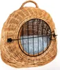 Korbhöhle Transportkorb Katzenhöhle aus Weide 50 cm Natur Produktbild-Vorschau 2