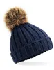 Beechfield B412 | Herrenmütze Fur Pom  Chunky Beanie / Produktbild-Vorschau 7