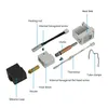 Kobra 3 Hotend 3D tiskárna sada extruderové tiskové hlavy Náhled obrázku produktu 2